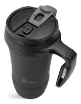 Hero Stainless Steel Insulated Travel Mug with Handle, Rubberized Licorice, 18 oz S7H7 - product image 5