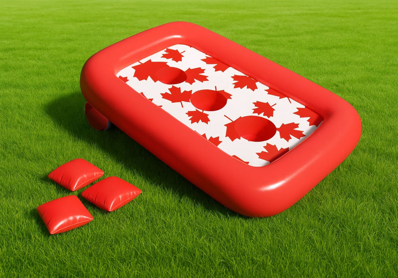 Day Inflatable Cornhole Game Set, Red/White C3D6