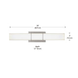 Byrne LED Vanity Light Fixture, Polished Nickel N7Q4 - product image 5
