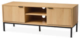Byward Scallop TV Stand, Oak M7U7 - product image 1
