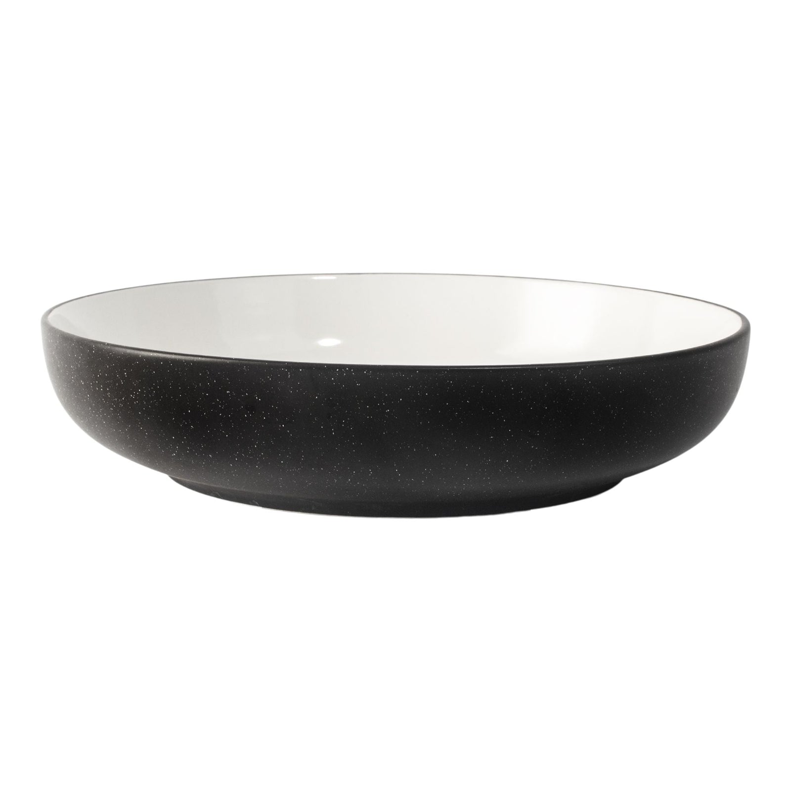 Catalone Stoneware 2-Tone Serving Bowl, Black/White U4C3 - product image 1