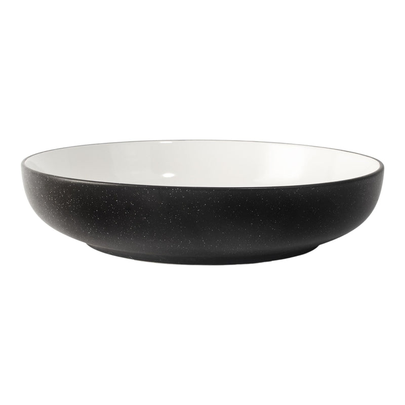 Catalone Stoneware 2-Tone Serving Bowl, Black/White U4C3