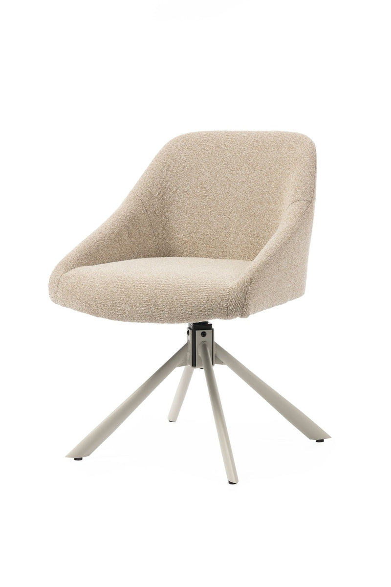 Chester Swivel Office Chair, Greige A6M9