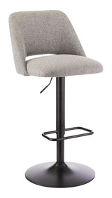 Inaya Adjustable Height Gas Lift Swivel Bar Stool, Grey T6V0 - product image 1