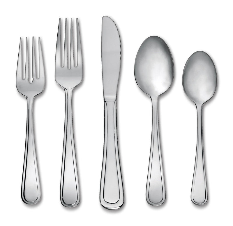 Madison Stainless Steel Flatware Set, Serves 10, 50-pc F6L1