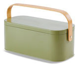 Metal Gardening Storage Container, Iron, Green I9R2 - product image 1