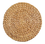 Natural Round Paper Placemat/Charger, Beige, 4-pk C4C9 - product image 2