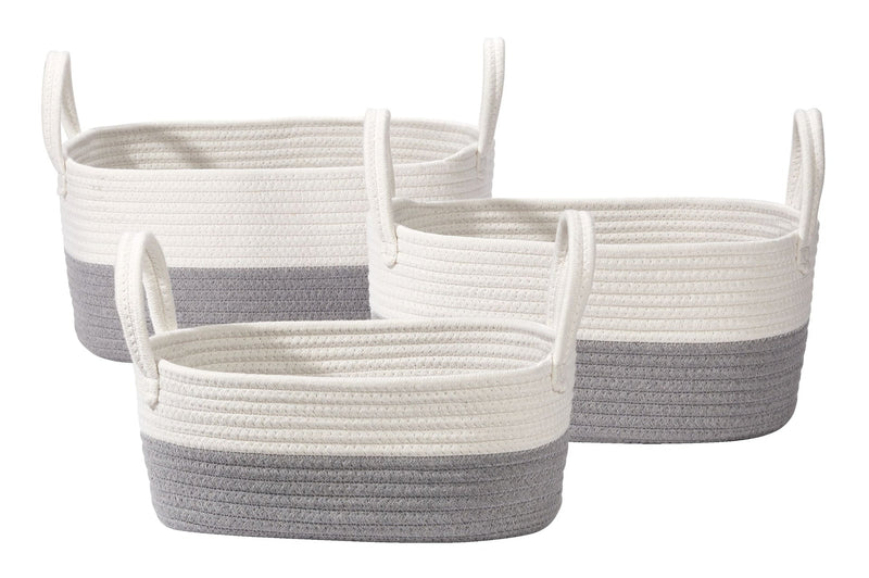 Nesting Rope Baskets Set, 3-pk R7Z1