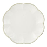 Scalloped Dinner Plate, BPA-free, Plastic, Ivory Colour U6J6 - product image 1