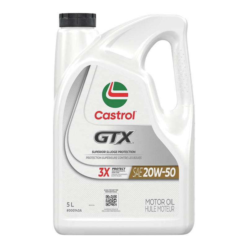 GTX 20W50 Conventional Engine/Motor Oil, 5-L W2W2