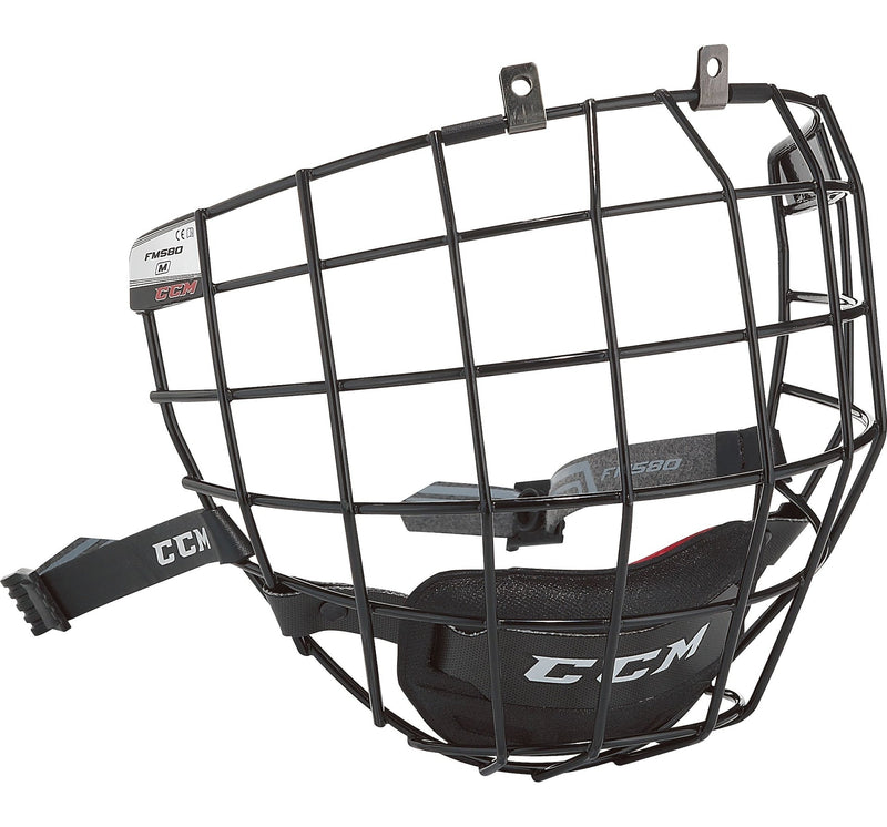 580 Senior Hockey Cage Mask, Black A5U0