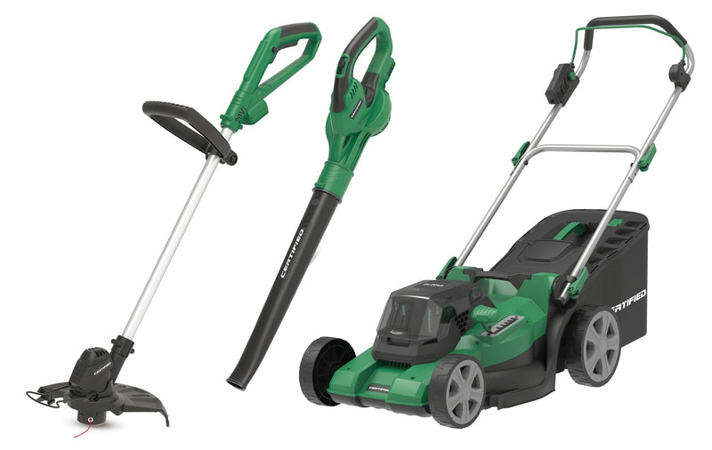 Mower & Grass Trimmer Blower Combo, 17-in W4M4