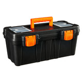 Portable Plastic Tool Box with Removable Tray, 17-in Y7Z4 - product image 3