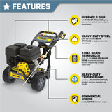 Power Equipment PRO 4200 PSI 4.0 GPM Commercial Duty Low Profile Gas Pressure Washer M6T0 - product image 6