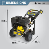 Power Equipment PRO 4200 PSI 4.0 GPM Commercial Duty Low Profile Gas Pressure Washer M6T0 - product image 7