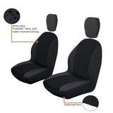 Classic Accessories QuadGear UTV Bucket Seat Covers, Fits Yamaha Rhino (2015 Models & Older), Black U3F5 - product image 3