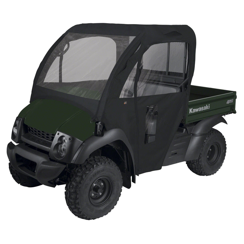 Classic Accessories QuadGear UTV Cab Enclosure, Fits Kawasaki Mule 600 & 610, Black W2J2