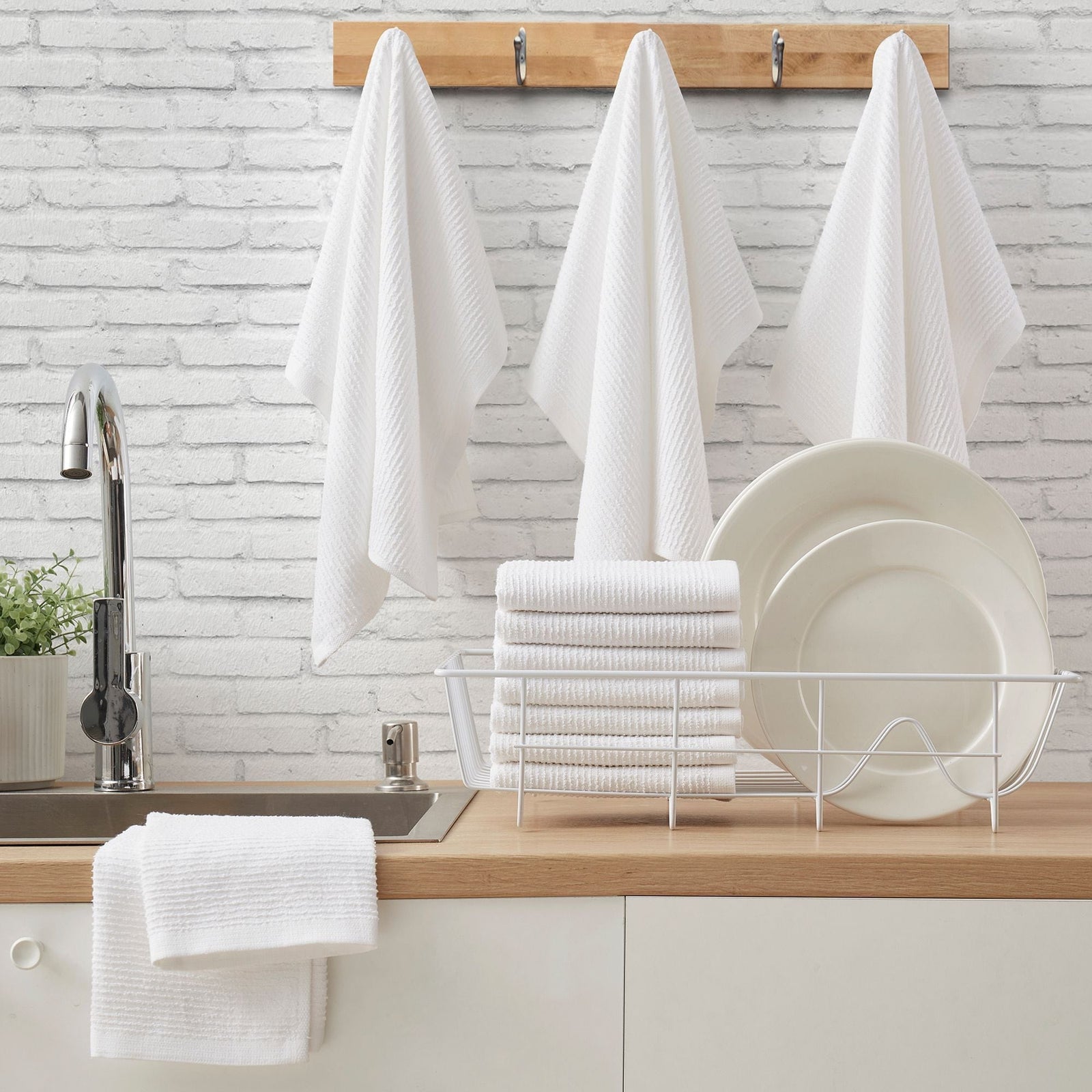 Ribbed Terry Bar Mop Kitchen Set, 16-in x19-in, 3-pk S9V2 - product image 8