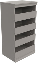 Modular Stackable 4-Drawer Closet Storage Unit, Taupe Z6I9 - product image 1