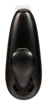 Large Decorative Metallic Hook with Adhesive Strips, Oil Rubbed Bronze, 5-lbs, 1 Strip per Pack U0P4 - product image 1