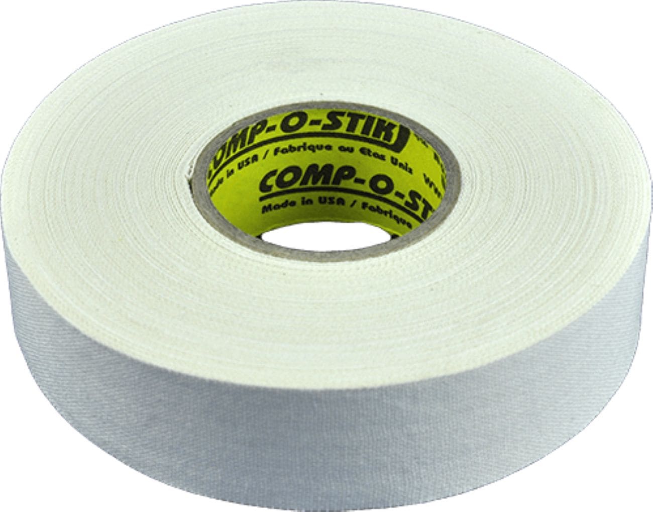Cloth Hockey Stick Tape, White, 24-mm x 15-m, 4-pk W6N9 - product image 1