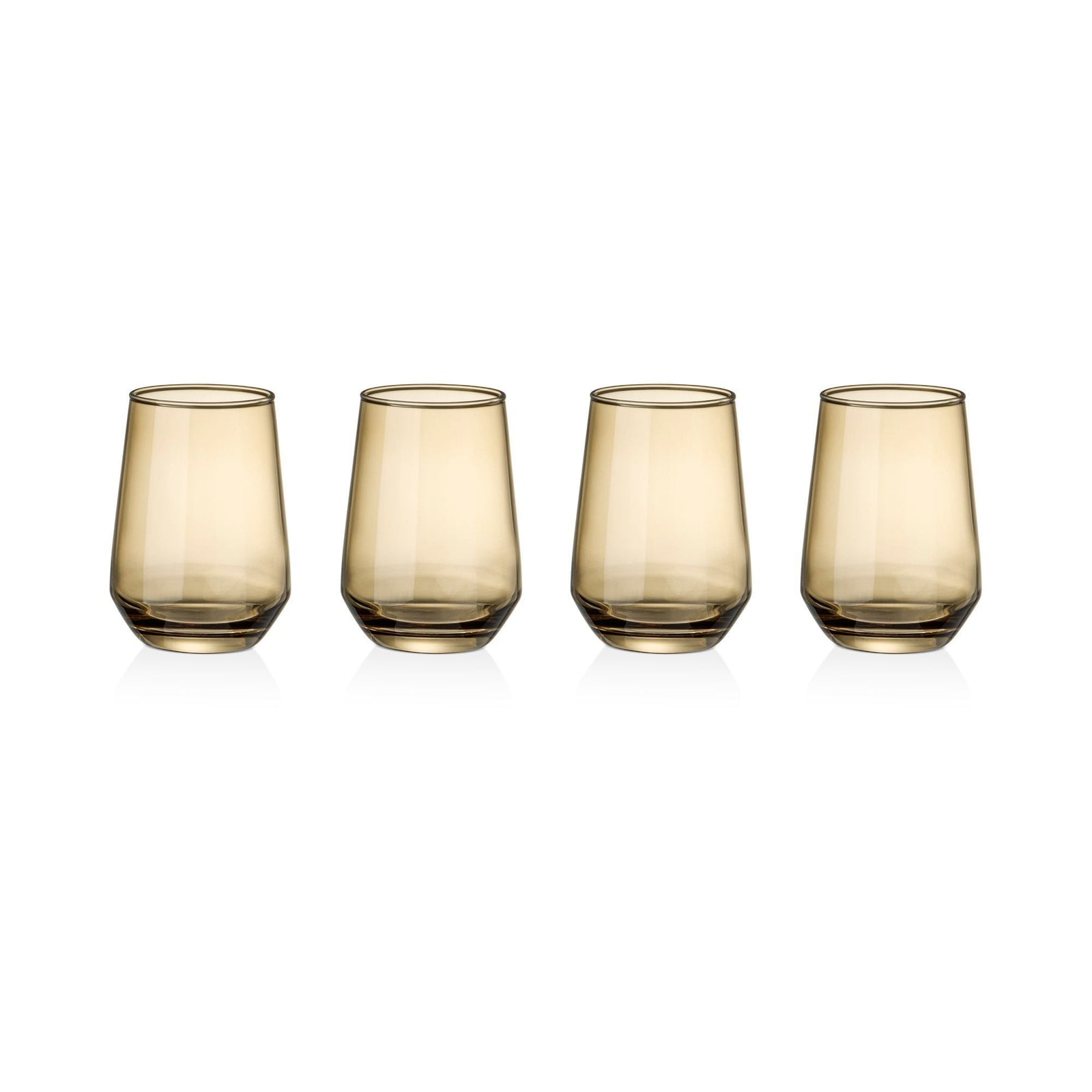 Home Harvest-Coloured Stemless Wine Glass Set, 4-pk I5E4 - product image 1