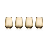 Home Harvest-Coloured Stemless Wine Glass Set, 4-pk F8C6 - product image 1