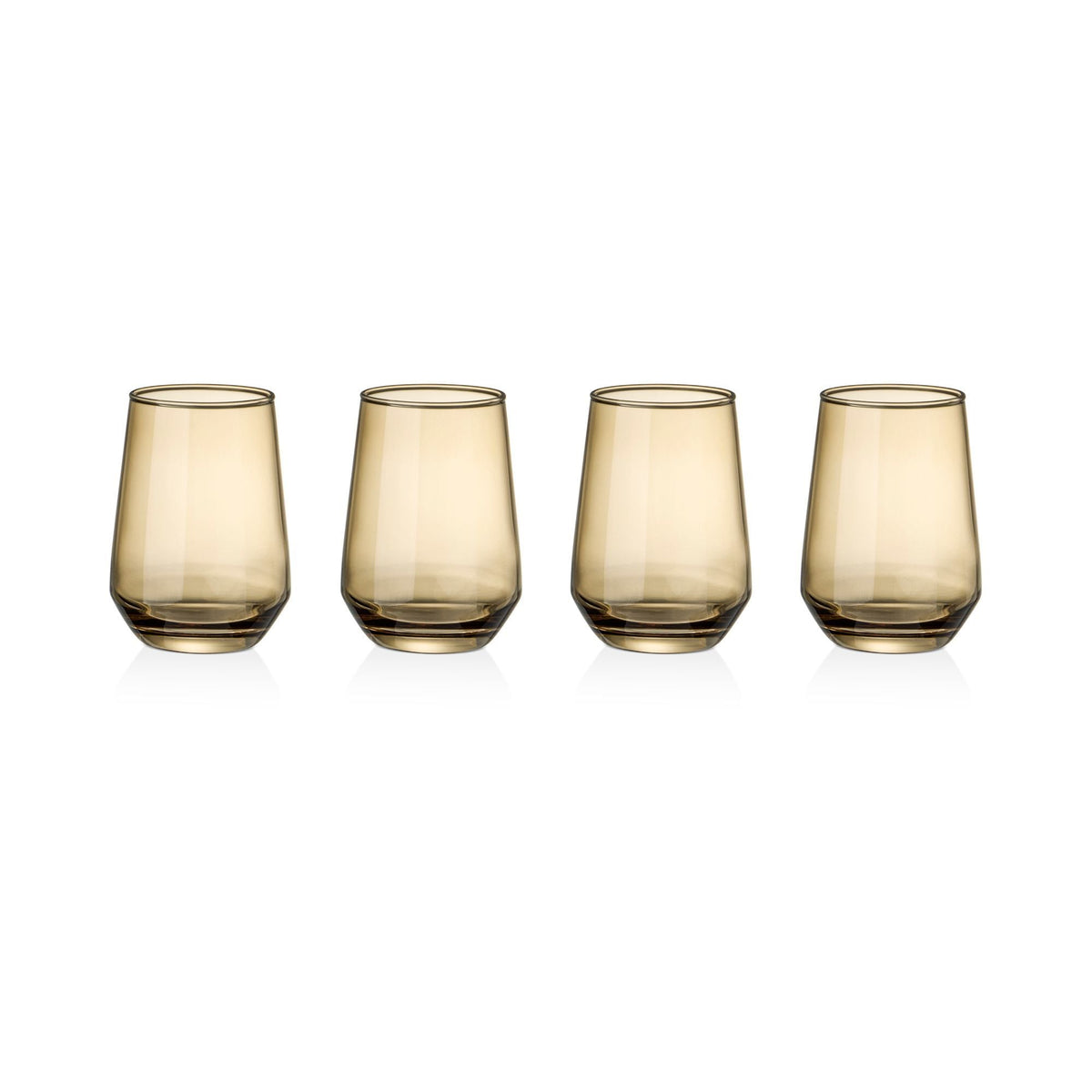 Home Harvest-Coloured Stemless Wine Glass Set, 4-pk F8C6 - product image 1