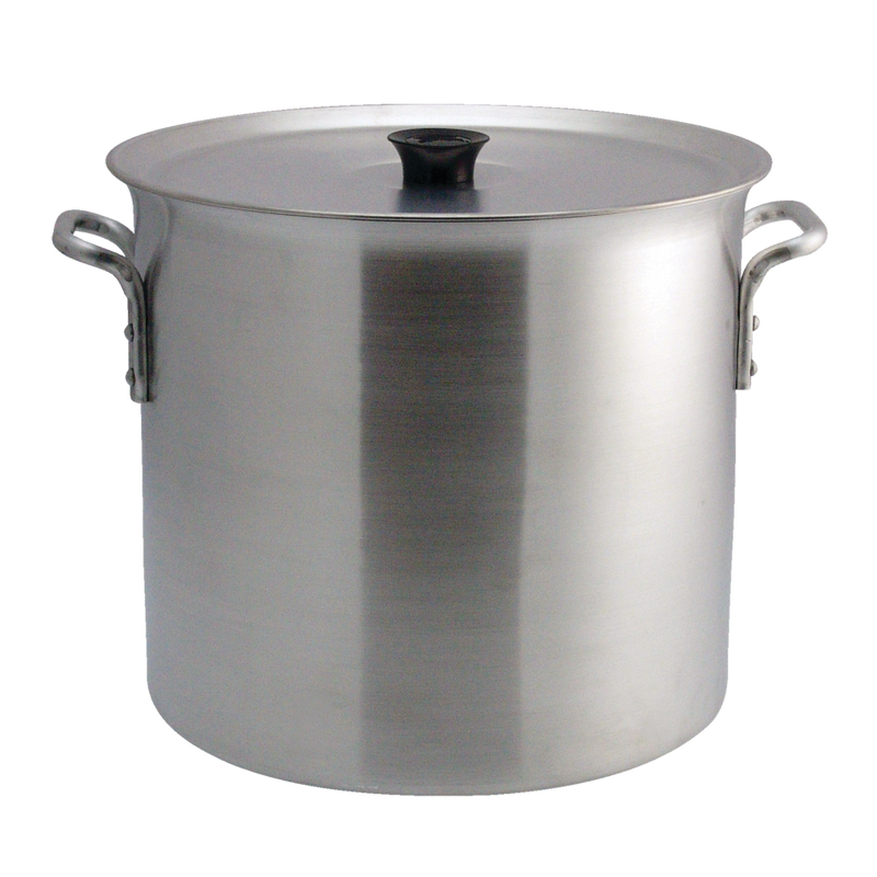 Custom Heavy Duty Industrial Aluminum Stockpot with Handles, 32-L Z2S8