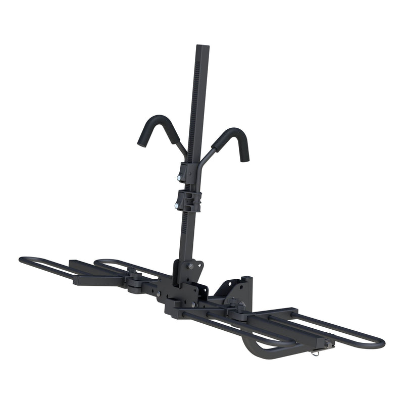 18085 2-Bike Tray-Style Hitch Mount Bike Rack, Fits 1-1/4, 2-in Receiver, Black O8N4