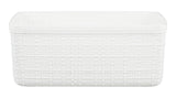 Small Jute Weave Nesting Storage Basket, White N6P2 - product image 1
