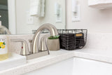 Plymouth Double Handle 4-in Centreset Bathroom Sink Faucet with Pop-Up Drain, Brushed Nickel D4I5 - product image 3