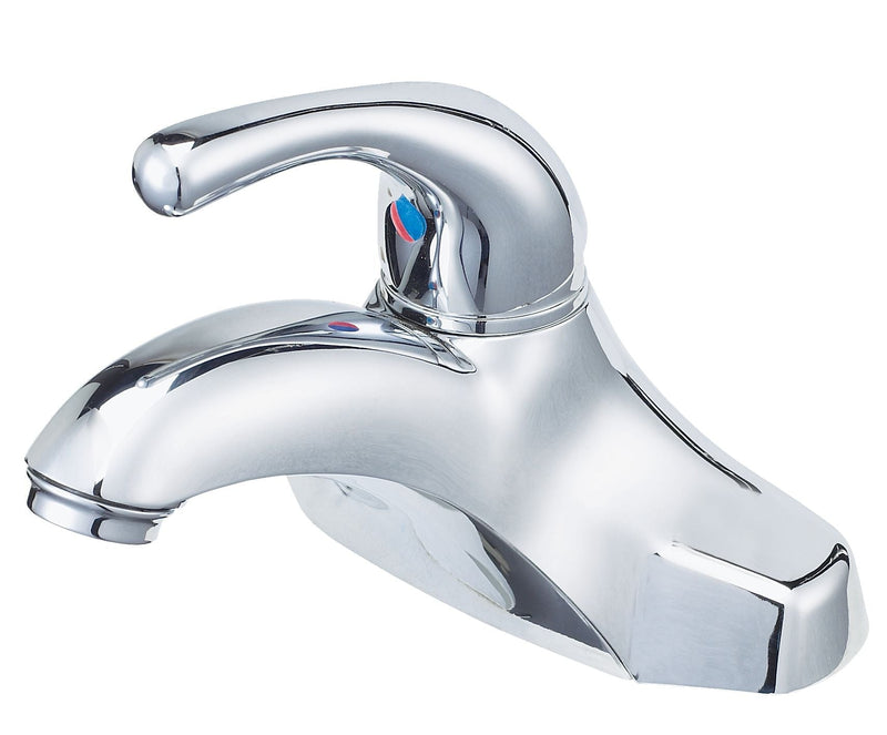 Plymouth Single Handle 4-in Centreset Bathroom Sink Faucet with Pop-Up Drain, Chrome X5W0