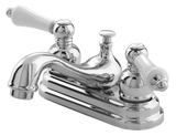 Sheridan Double Handle 4-in Centreset Bathroom Sink Faucet with Pop-Up Drain, Chrome Q9B0 - product image 1