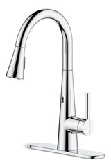 Tronus Dual-Sensor 1-Handle Pull Down Sprayhead Kitchen Faucet, Various Finishes K5G9 - product image 1