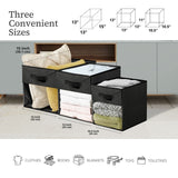 Collapsible Transparent Front Cube, 11-in, 6-pk, Black A3E7 - product image 4