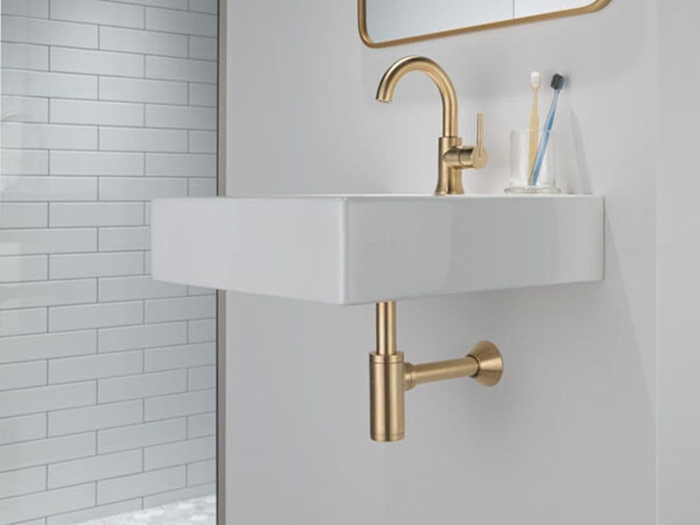 1-Handle High-Arc Lavatory Faucet, Champagne Bronze G5I0 - product image 5