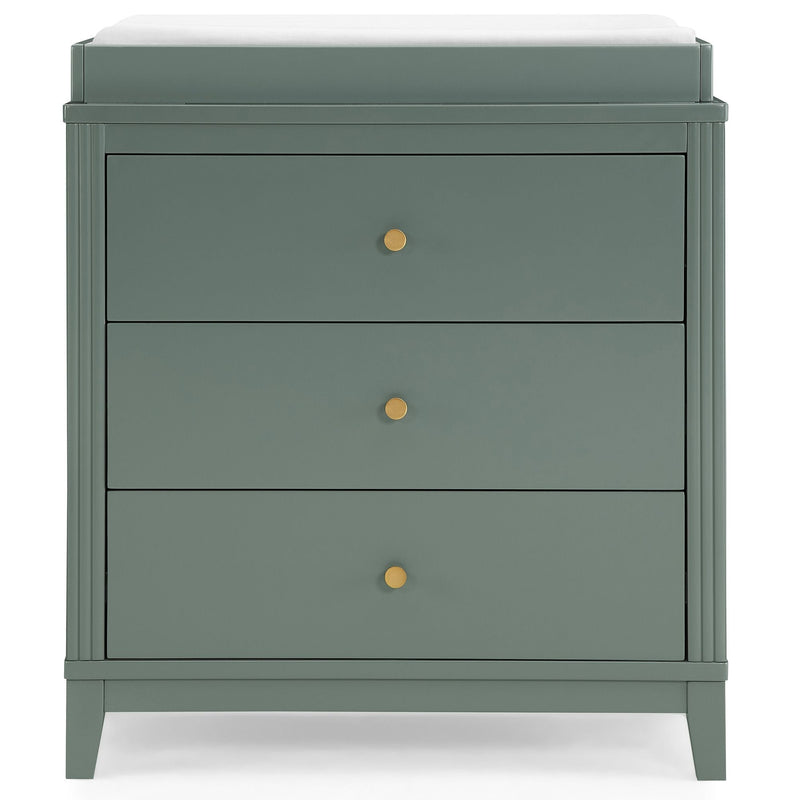 Eloise 3-Drawer Dresser with Changing Top, Grassy Glen K1P0