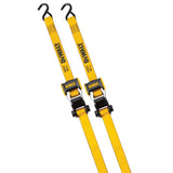 DXBC18002 1,800-lb Ratchet Tie-Down Straps, 1.25-in x 12-ft, 2-pk P1Z9 - product image 1