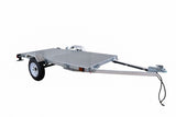 DK2 4x8-ft Single-Axle Galvanized Folding Utility Trailer U9X2 - product image 1