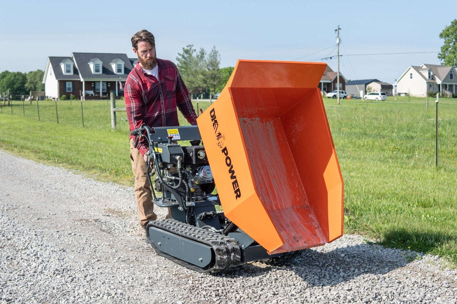 DK2 POWER by Marlon 1100 lb 9.5HP 277 cc Hydraulic Dump Cart P9P0 - product image 6
