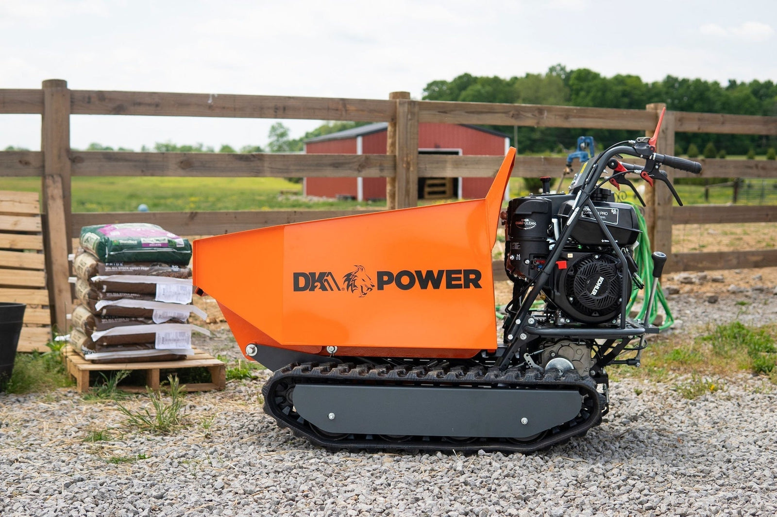 DK2 POWER by Marlon 1100 lb 9.5HP 277 cc Hydraulic Dump Cart P9P0 - product image 7