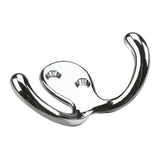 Double Wardrobe Hook, Chrome, 4pk Q2I4 - product image 1