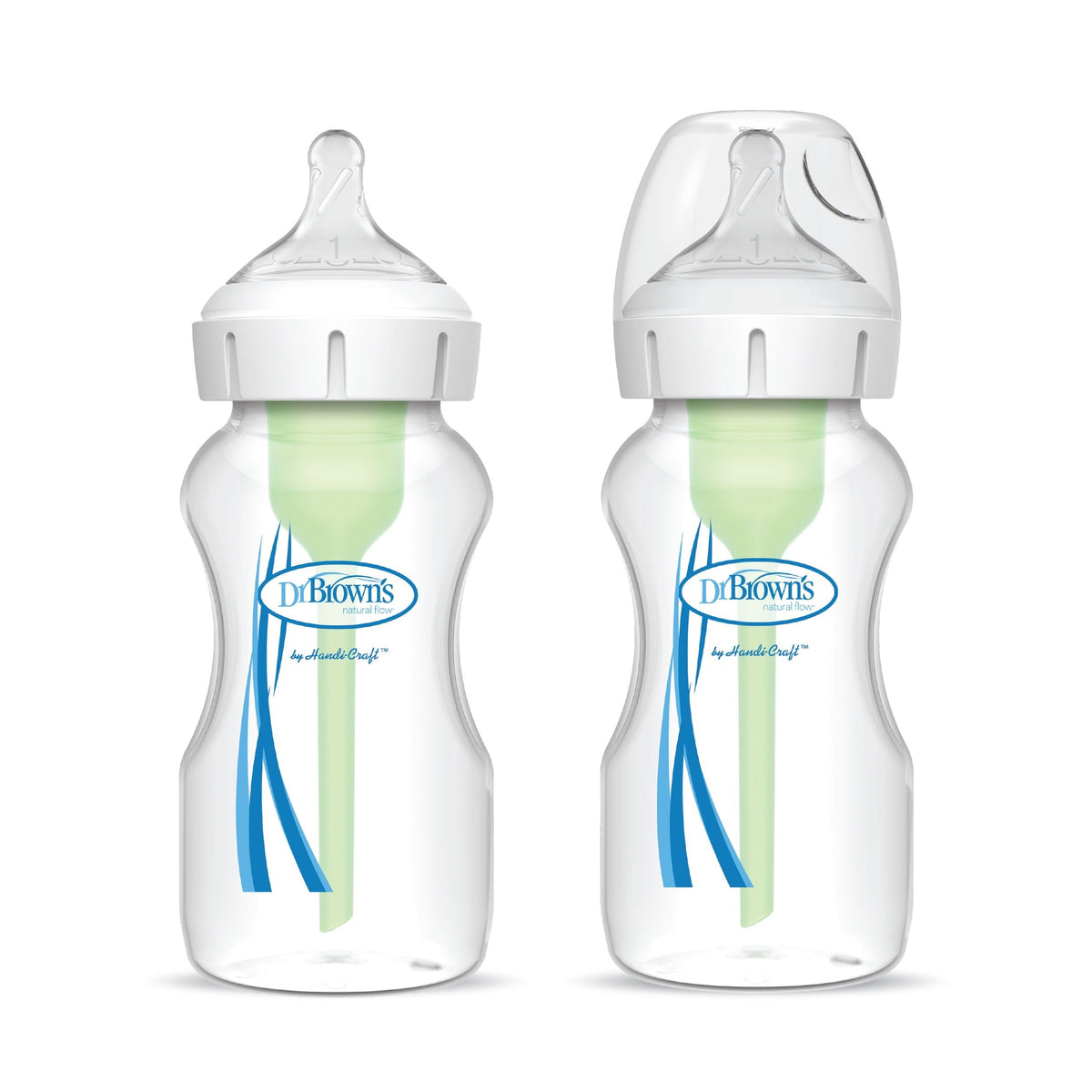 B's + Wide Neck Bottles, 9-oz, 2-pk E1P8 - product image 1