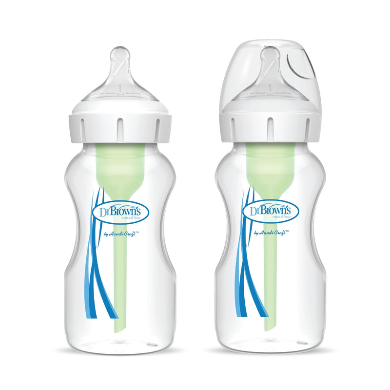 B's + Wide Neck Bottles, 9-oz, 2-pk E1P8