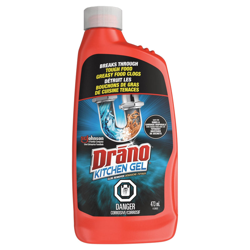 Kitchen Gel Drain Clog Remover & Cleaner, 473mL N2P3