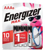 Max 8-pk AAA Alkaline Batteries, Long Lasting, All Purpose N1B4 - product image 2