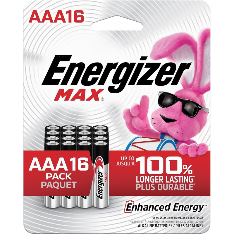MAX AAA Alkaline Batteries, Long Lasting, All Purpose, 16-pk Q4F5