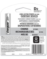 NH50BP-2 2-pk D NiMH Rechargeable Batteries, Pre-Charged, Long Lasting I8F7 - product image 2