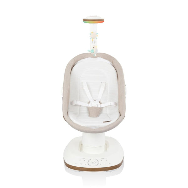 Elara 2-in-1 Smart Motion Swing and Soothing Nest, Beige Y9Q2